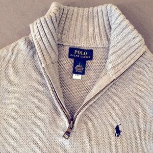 Light Grey Ralph Lauren Boys Sweater 7